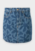 Marimekko MARIDENIM RUUDUT KUKKA SKIRT