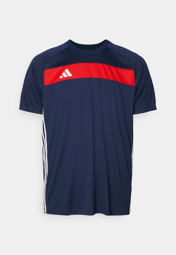 adidas Performance TIRO25 ESSENTIALS JERSEY MEN - Sports T-shirt - team navy/red