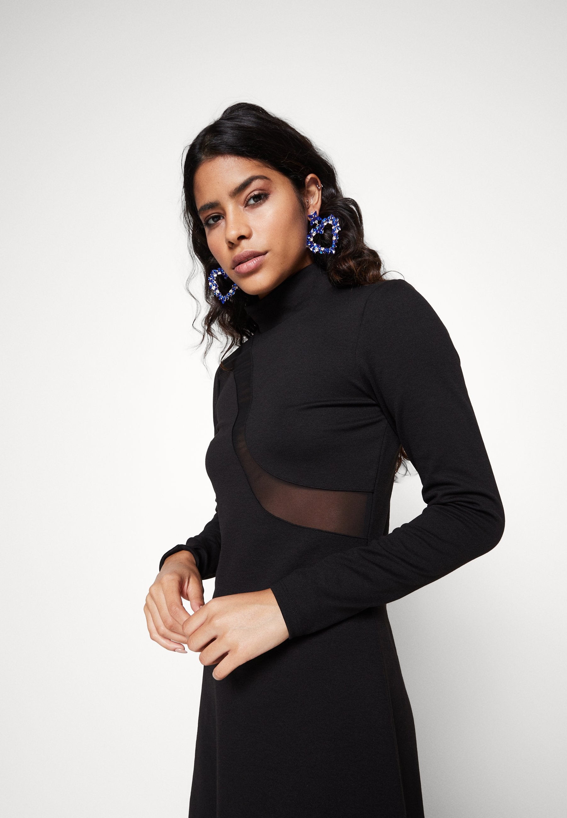 Neon & Nylon ESME SHORT HIGH NECK DRESS