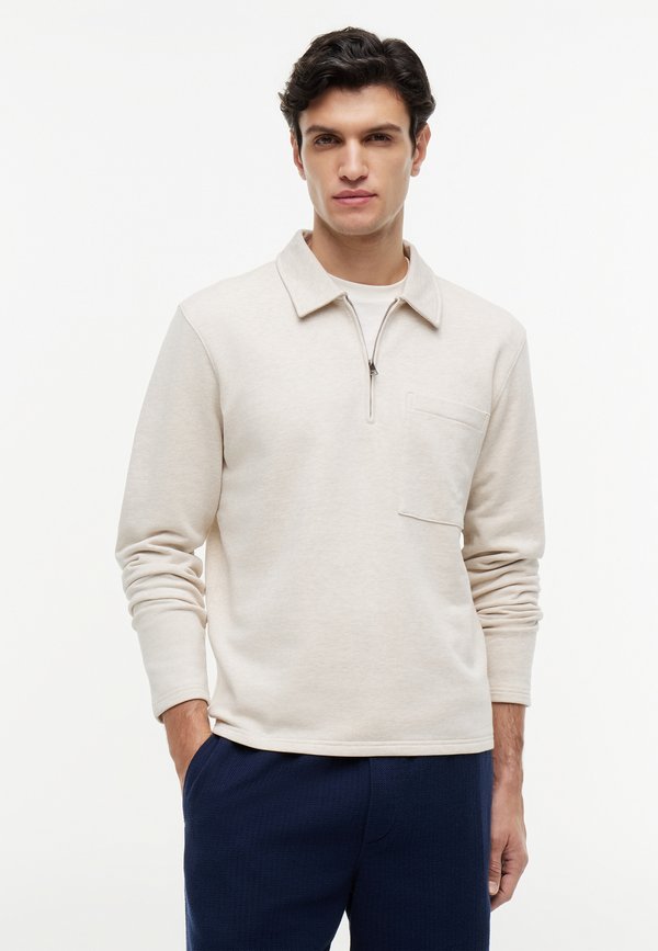 Tommy Hilfiger ESSENTIAL POCKET CORE - Sweatshirt - heathered oatmilk
