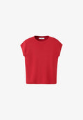Mango ADULT - Basic T-shirt - red