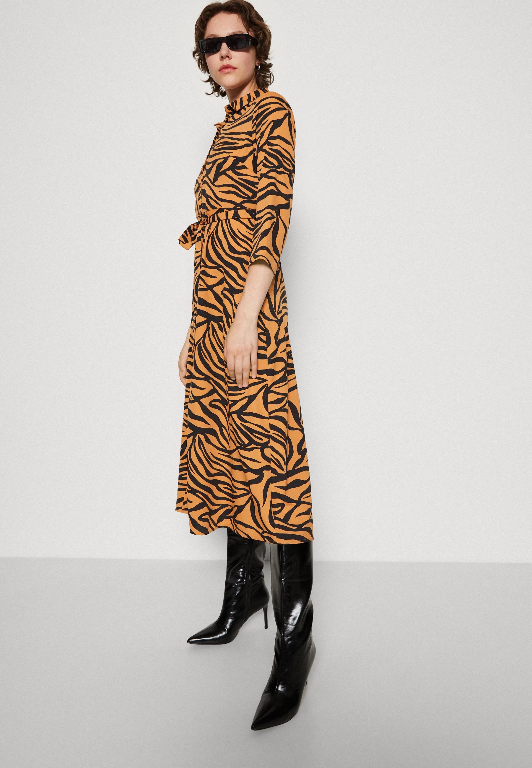 Pieces PCNADINE MIDI SHIRT DRESS