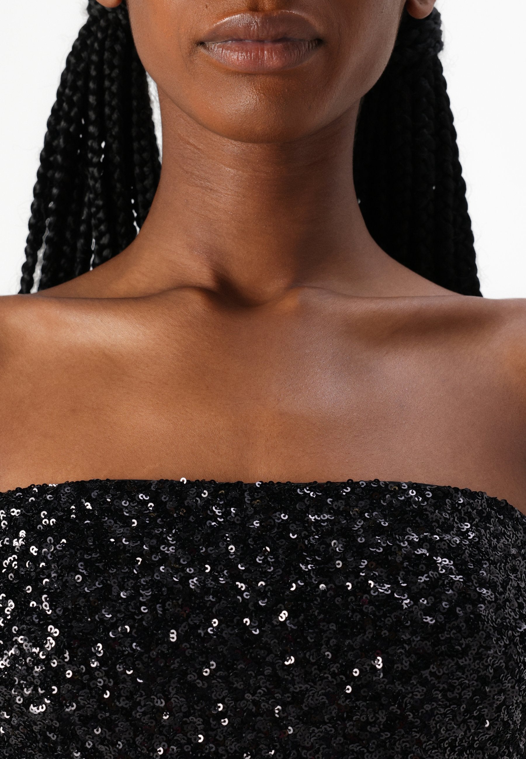 Abercrombie & Fitch Long-Length Sequin Tube Top