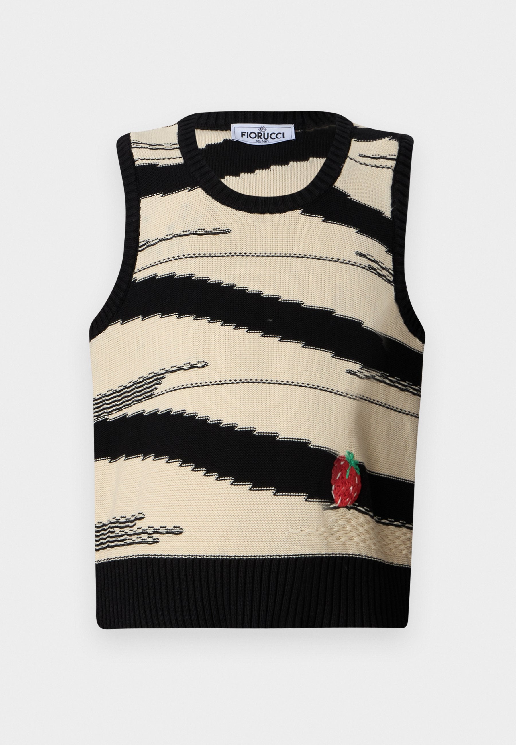 Fiorucci STRIPED RASPBERRY TANK UNISEX