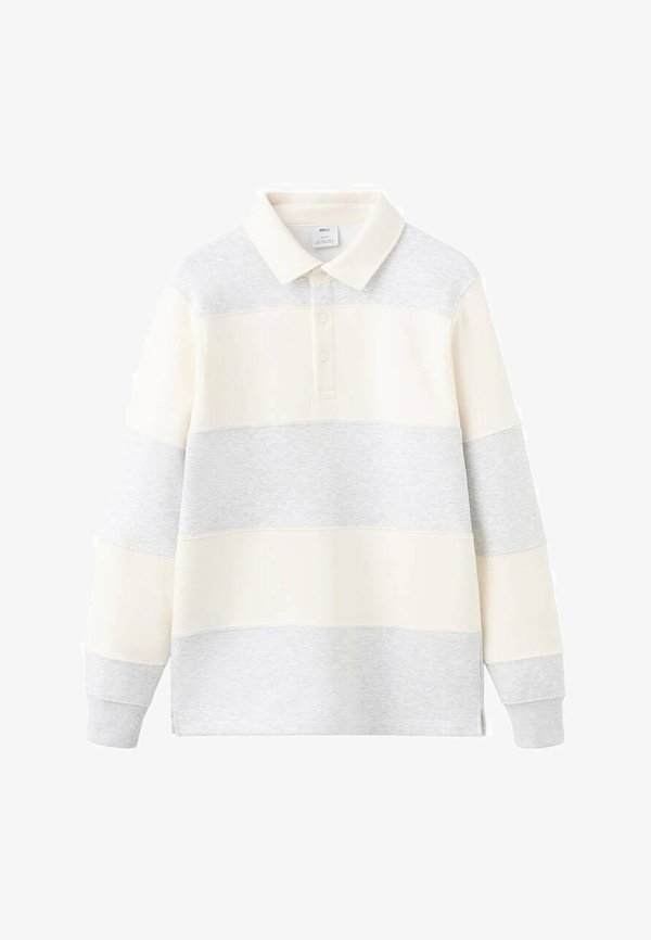 Mango Polo shirt - light heather grey