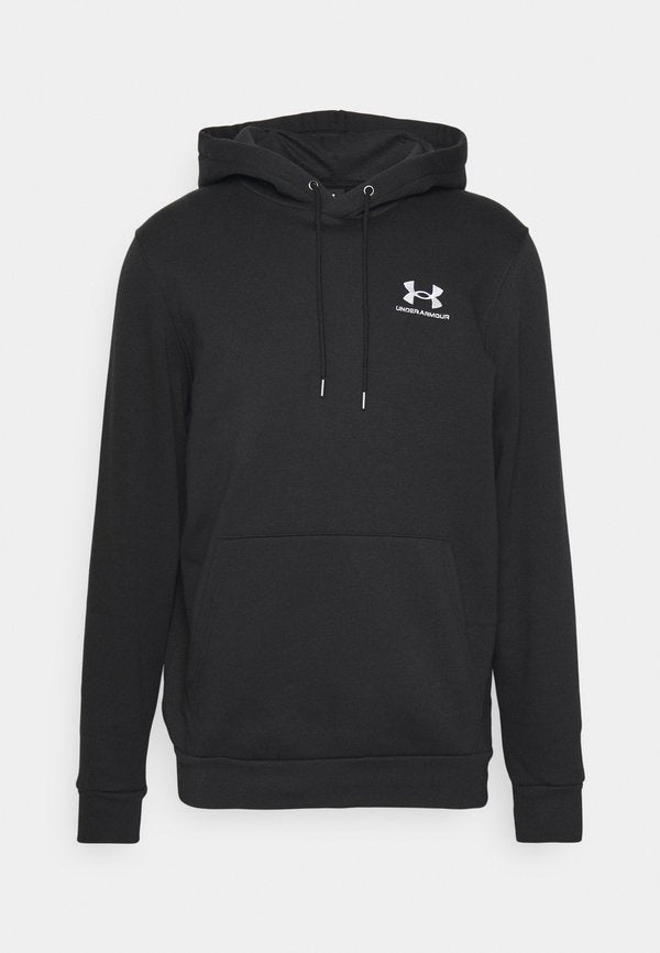 Under Armour ICON FLEECE - Hoodie - black/white