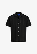Jack & Jones Resort Relaxed Fit - Shirt - black pattern structure