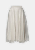 VILA VITYL PLAIN MIDI SKIRT