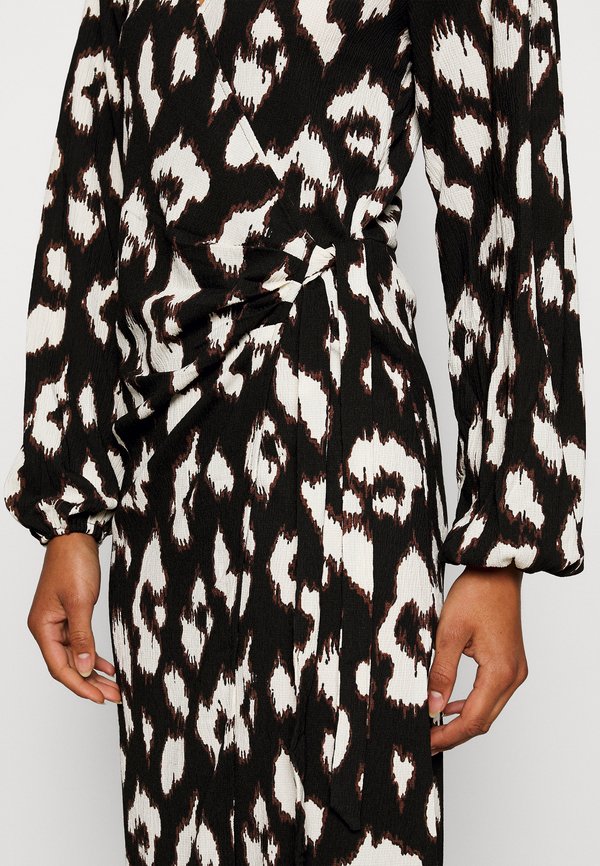 VILA Tall VIPEFFI PERRY WRAP MIDI DRESS