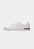 Tommy Hilfiger TWILL SIGNATURE LACE-UP TRAINERS - Trainers - white
