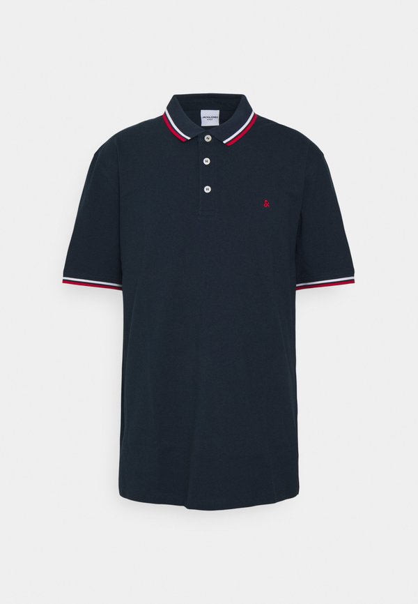 Jack & Jones JJEPAULOS POLO SS NOOS PLS - Polo shirt - navy