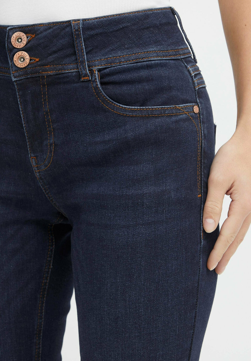 PULZ PZSUZY HW CURVED SKINNY LEG