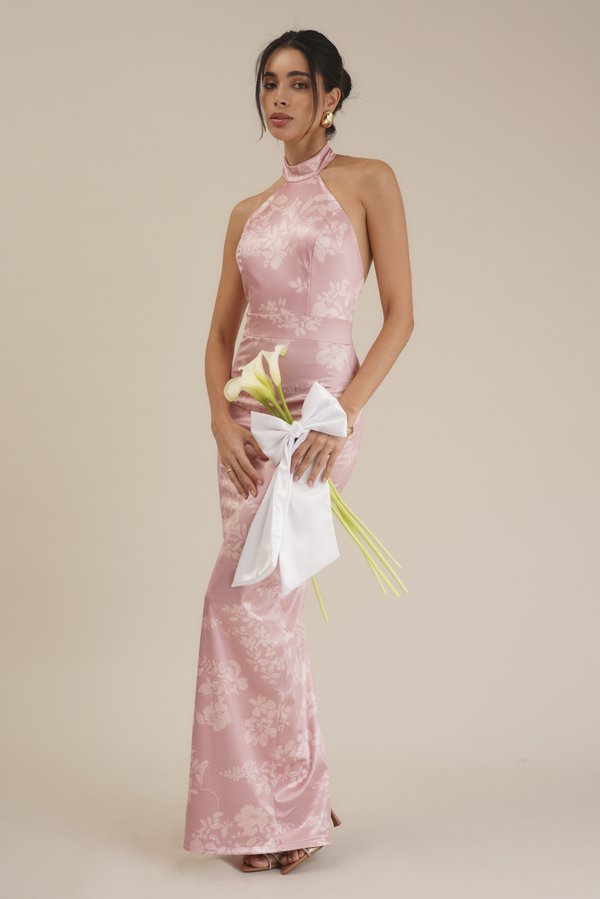 WAL G. ABIGAIL HALTERNECK MAXI