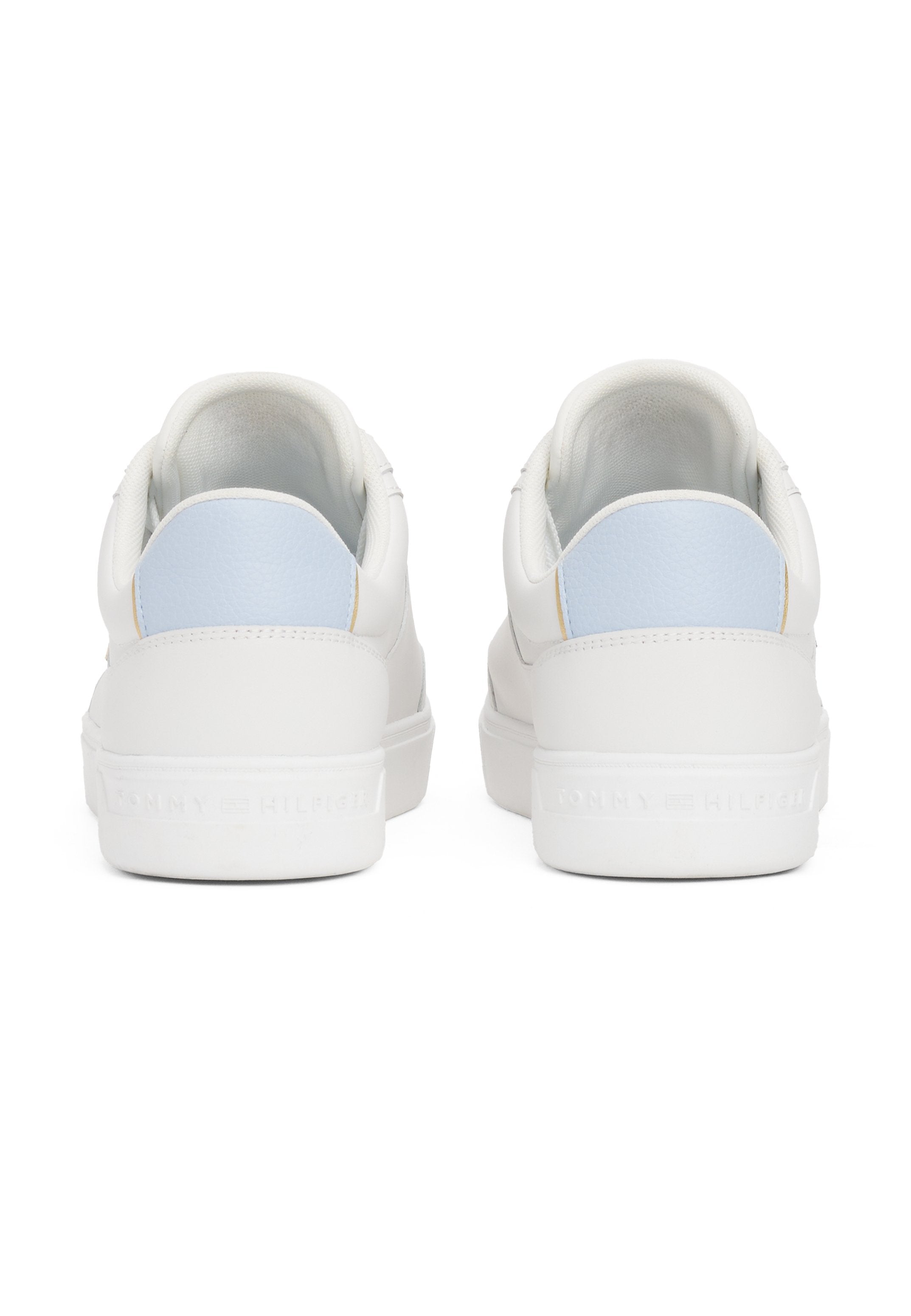 TH MONOGRAM LEATHER COURT TRAINERS Media 3