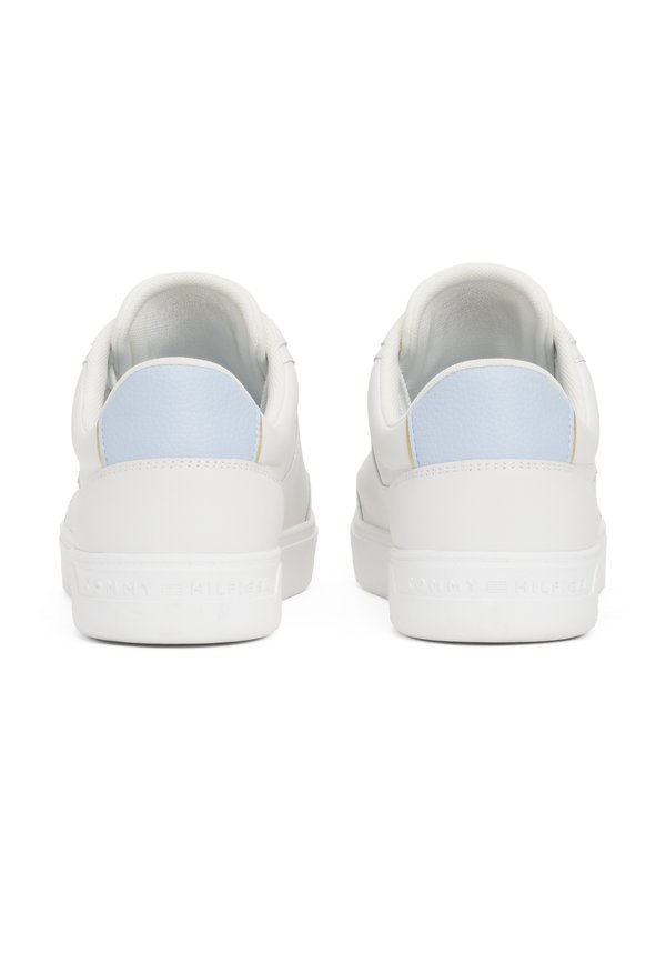 Tommy Hilfiger TH MONOGRAM LEATHER COURT TRAINERS