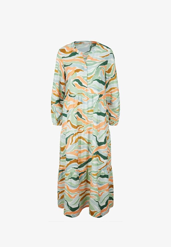 TOM TAILOR Maxi dress - colorful wavy design
