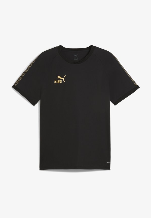 Puma KINGTOUCH  - Sports T-shirt - black- gold