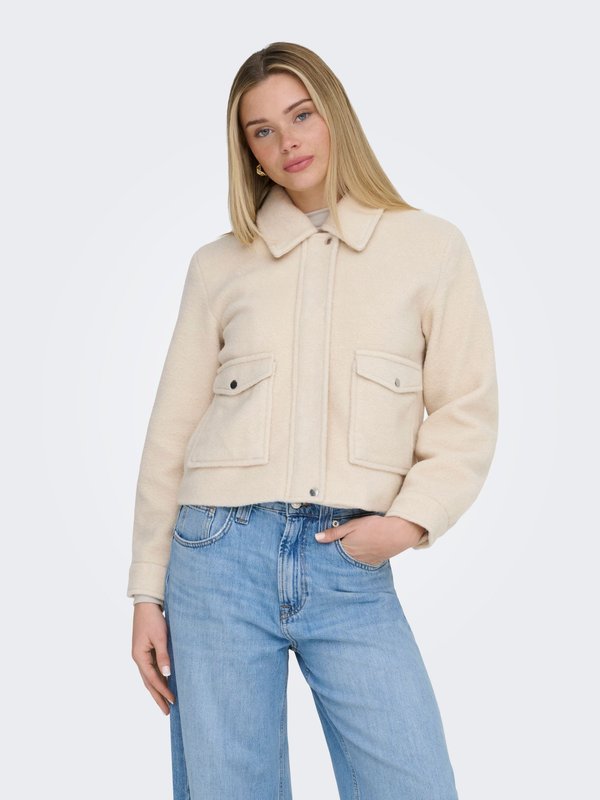 ONLY ONLKIKI-MONI - Light jacket - silver lining