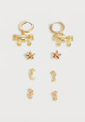 Pieces PCKAMARI EARRINGS 4 PACK