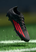 adidas Performance F50 PRO FIRM GROUND FOOTBALL BOOTS UNISEX - Firm-ground football boots - core black/lucid red