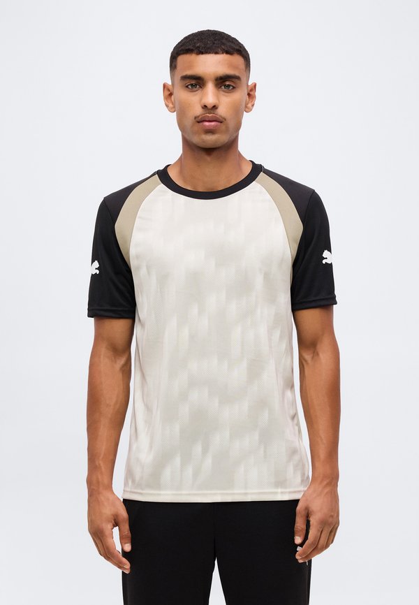 Puma INDIVIDUALFINAL - Sports T-shirt - desert dust/white