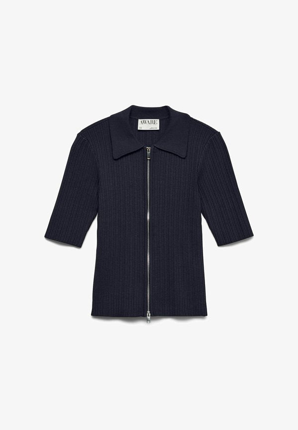 Vero Moda CARDIGAN AWHANNA KNIT CARDIGAN - Cardigan - night sky