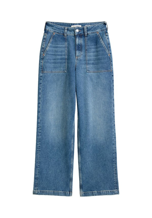 Marc O'Polo WIDE FIT REGULAR LENGTH HIGH WAIST PATCHED POCKETS DARTS