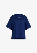 adidas Sportswear ADIDAS SPORTSWEAR 3 STRIPES STUDIO BOYFRIEND TEE - Print T-shirt - dark blue