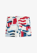 Tommy Hilfiger MEDIUM DRAWSTRING PRINT - Swimming shorts - vintage flags ivory petal