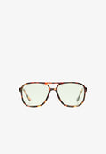 Bershka RETRO SUNGLASSES - Sunglasses - dark brown