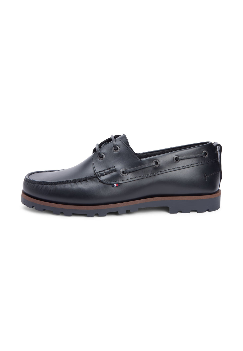 LEATHER CLEAT LIGHTWEIGHT BOAT SHOES Media 1