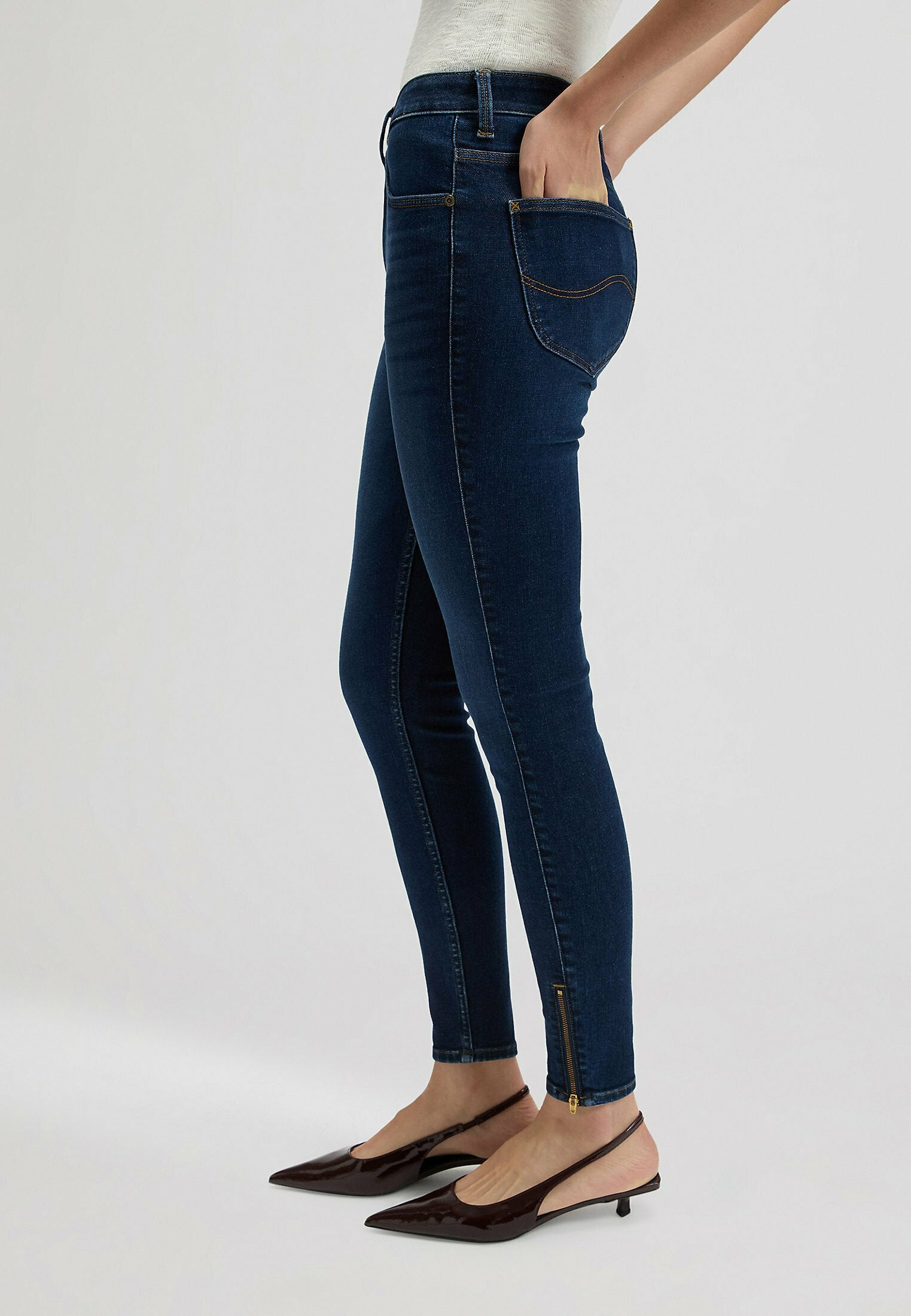 Lee 5-POCKET JEAN SCARLETT_HIGH_ZIP FOR WOMENS - SKINNY FIT