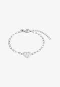 TOM TAILOR HERZ - Bracelet - silver-coloured