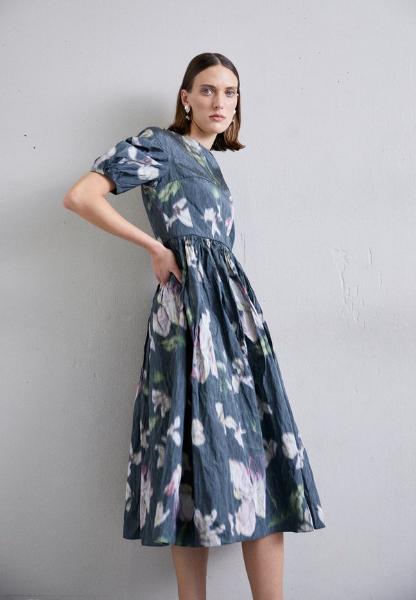Erdem SHORT SLEEVE DRESS VOLUME SKIRT