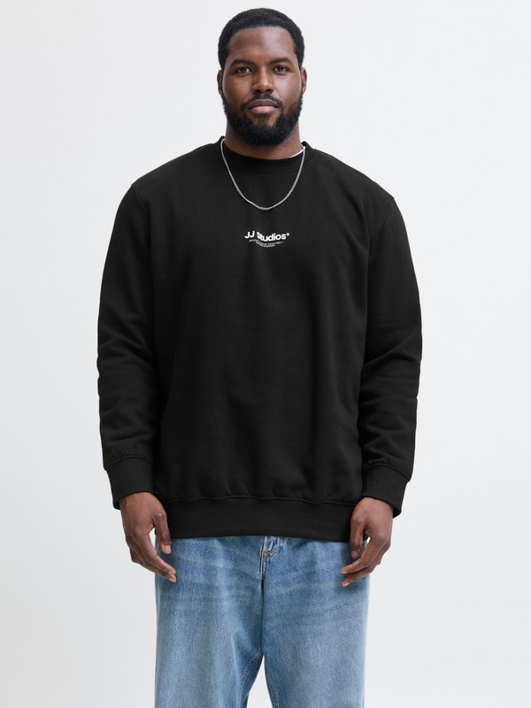 Jack & Jones JJESOHO SWEAT CREW NECK NOOS PLS - Sweatshirt - black