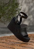 Calvin Klein Platform sandals - triple black