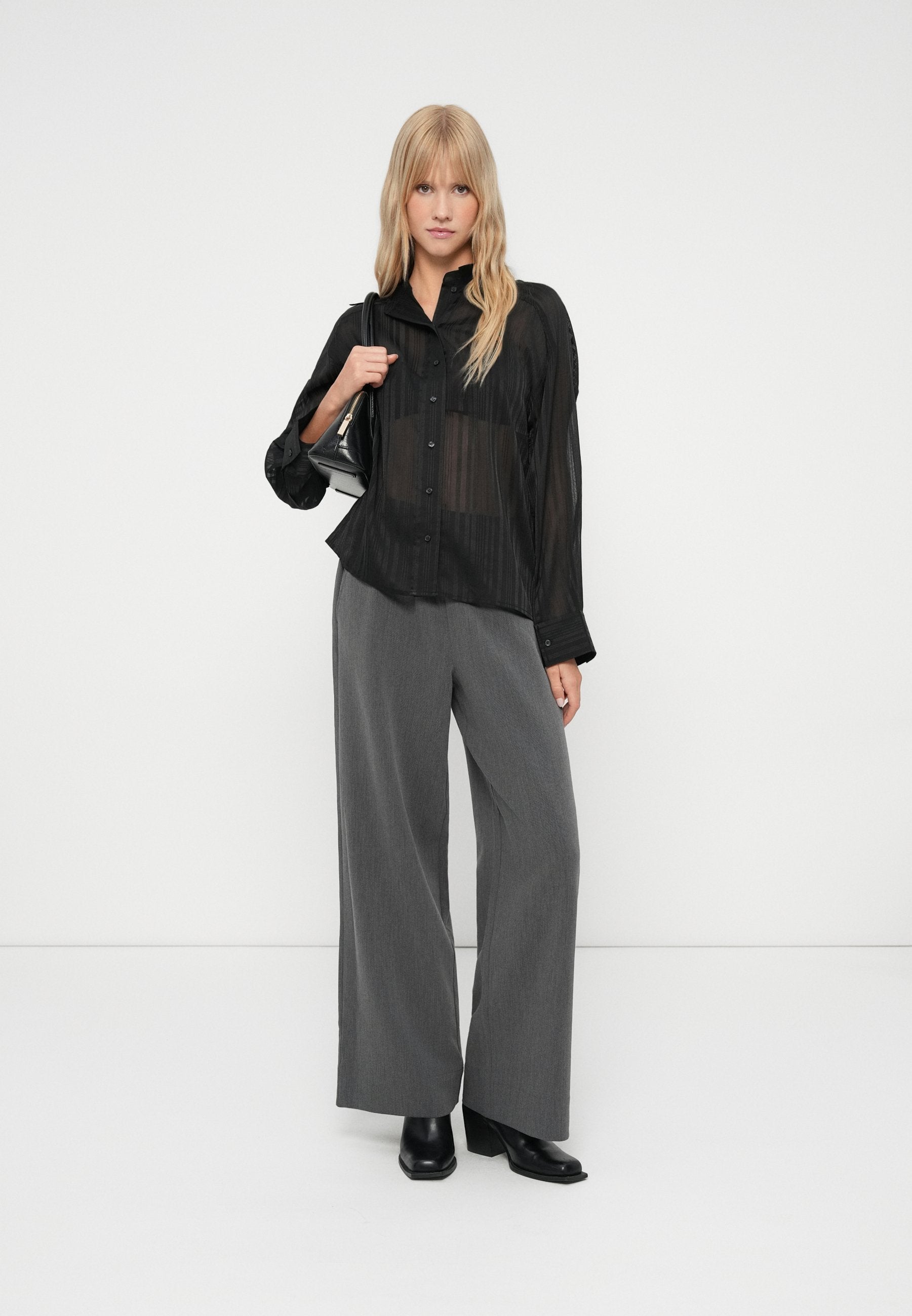Selected Wide-leg mid waist
