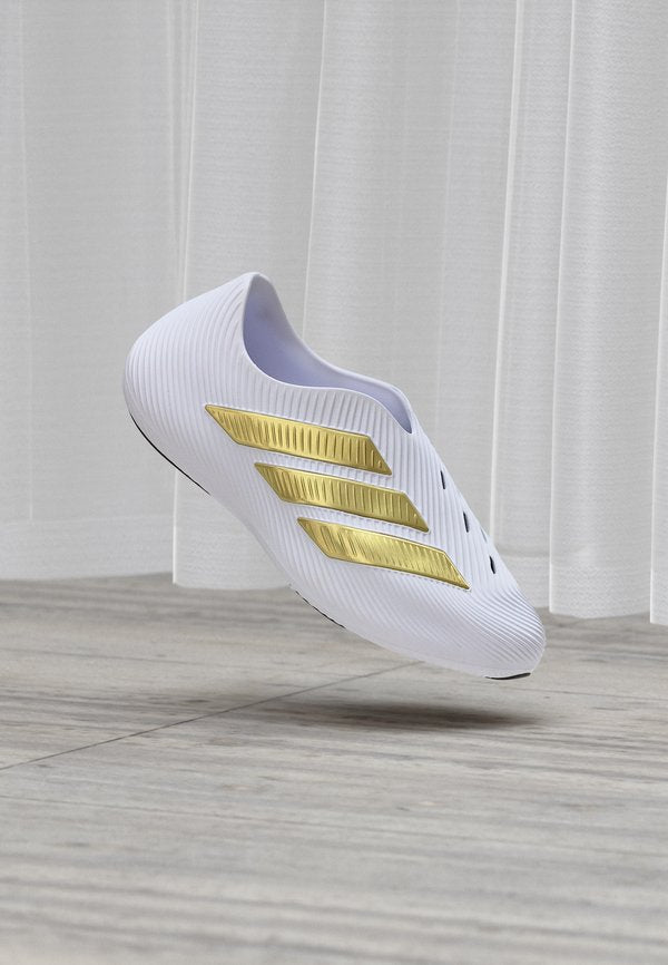 adidas Sportswear PURECHILL - Trainers - footwear white/gold-coloured metallic/core black