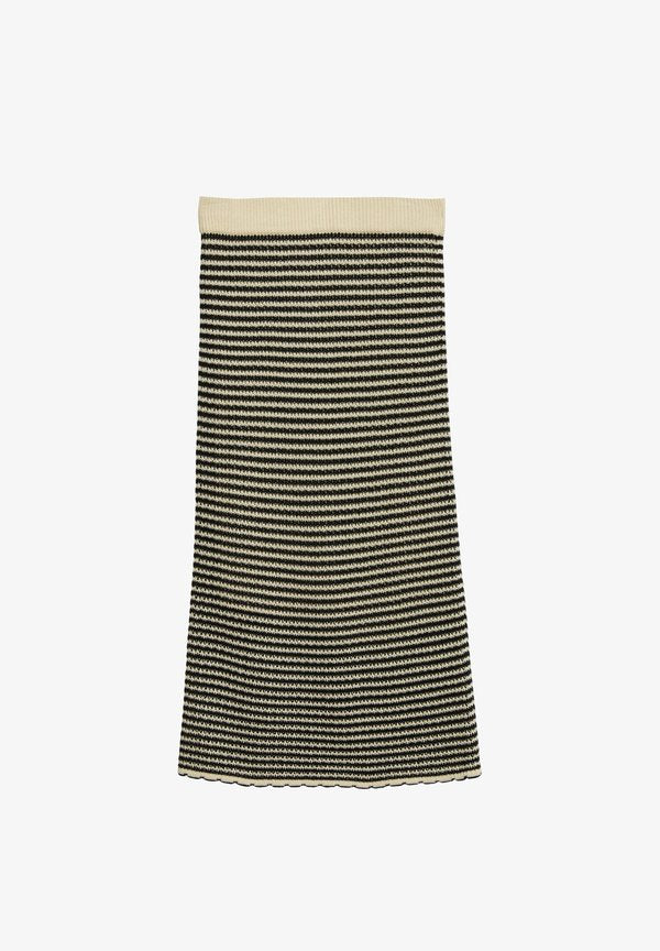 s.Oliver ROCK - A-line skirt - helles beige