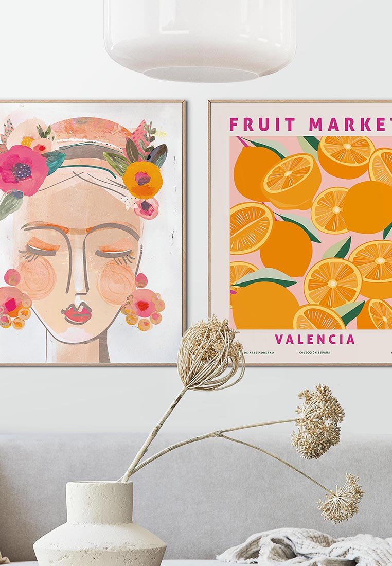 Orange Wallz HAPPY ORANGES 2 PACK