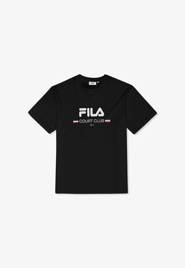 Fila DOCCIA RELAXED LOGO GRAPHIC - Print T-shirt - black