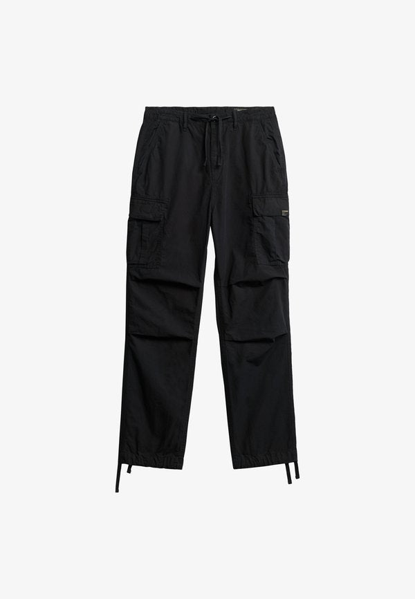 Superdry & Co RISE PARA - Cargo trousers - black