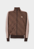 adidas Originals FIREBIRD MONOGRAM - Zip-up sweatshirt - aurora coffee/earth strata/sandy pink