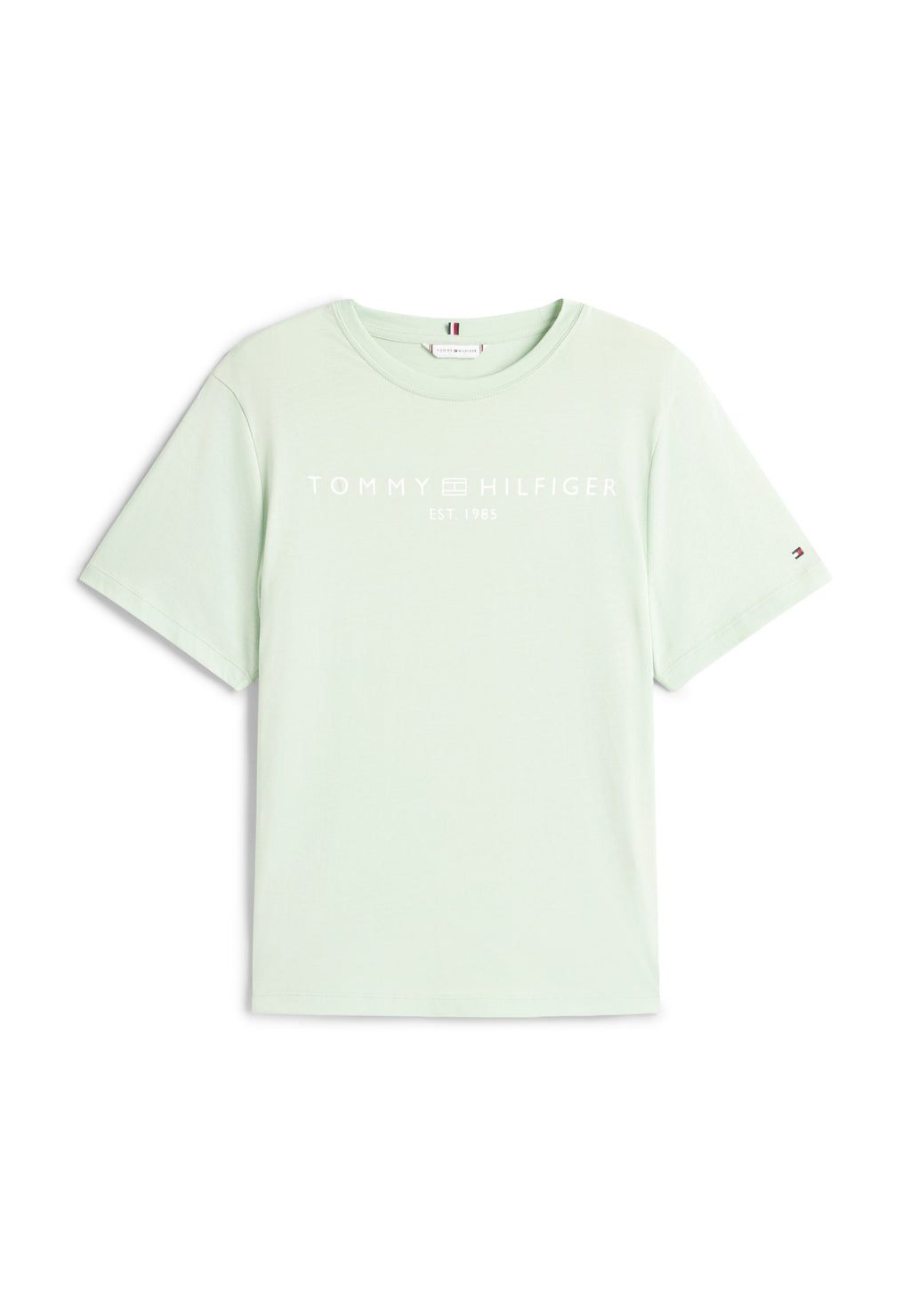 CURVE LOGO JERSEY CREW NECK T-SHIRT Media 1