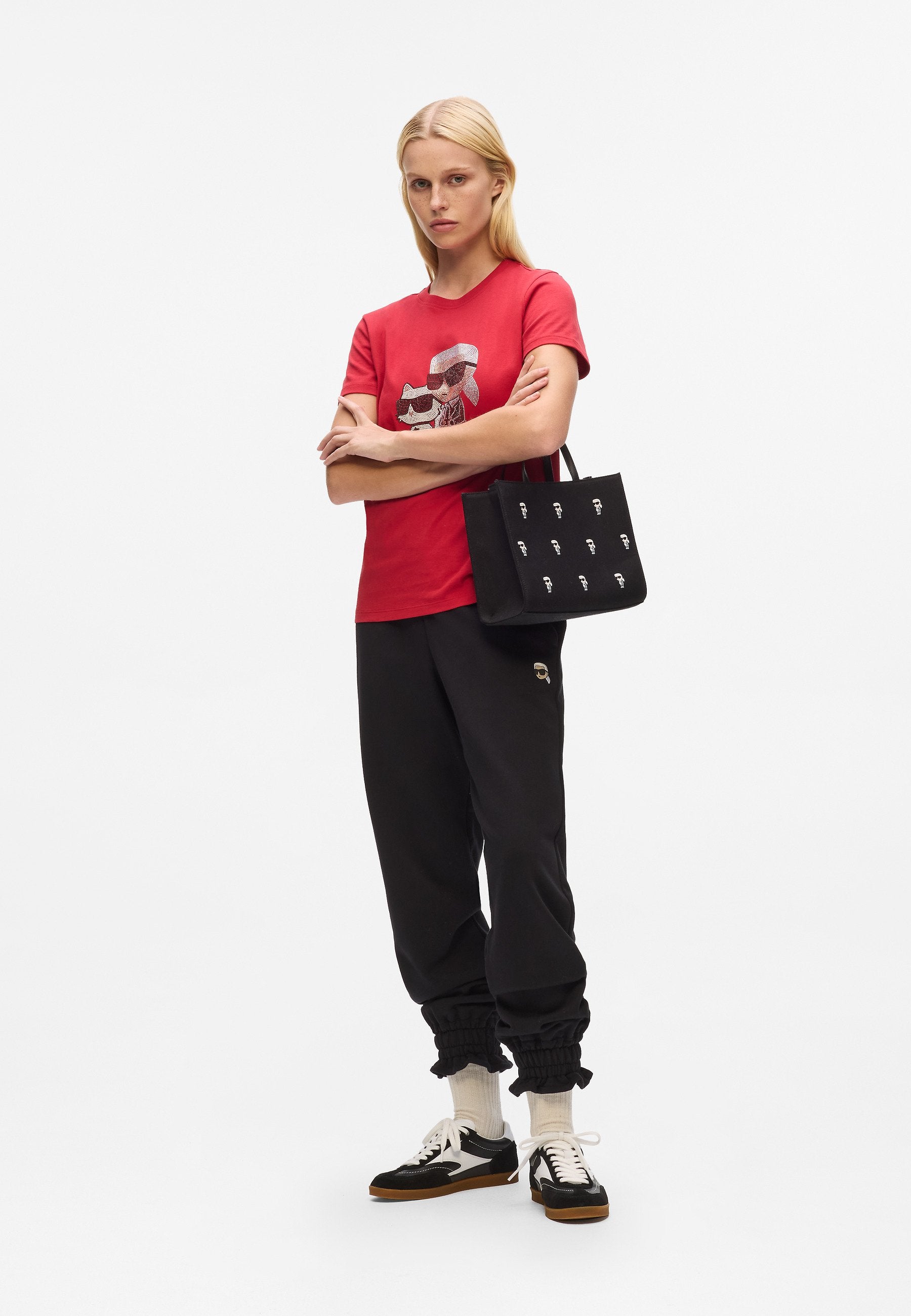KARL LAGERFELD IKON SQUARE TOTE