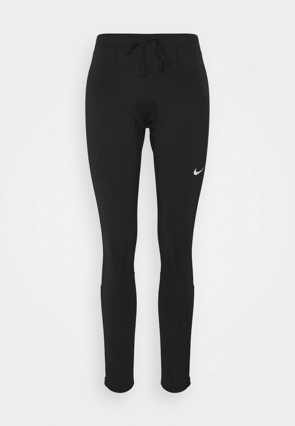 Nike Performance CHALLENGER - Running tights - black/reflective silver