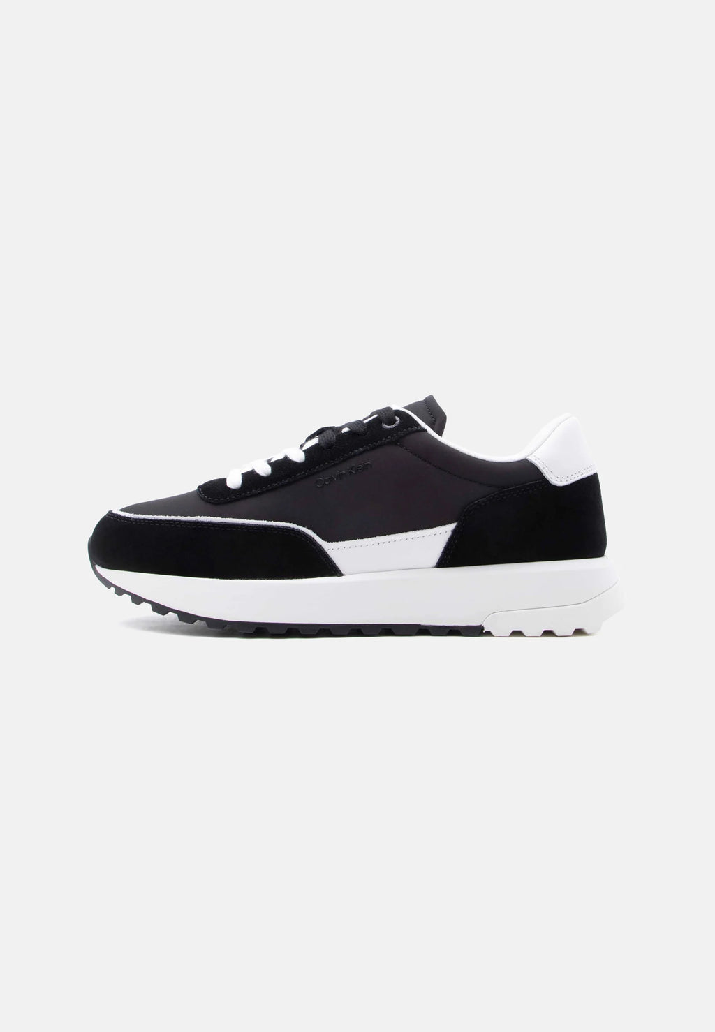 Calvin Klein CITY RUNNER LACEUP - Trainers - black/bright white