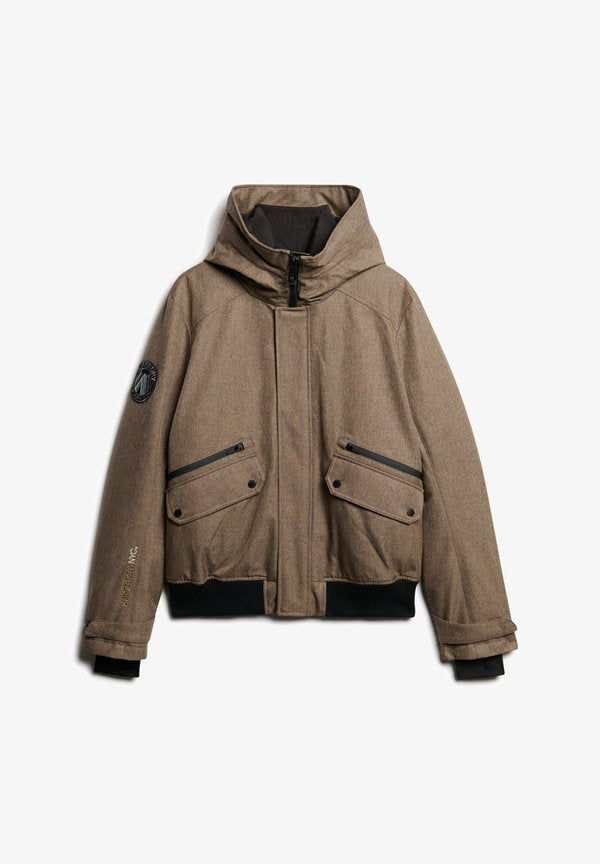 Superdry & Co CITY PADDED - Light jacket - beige herringbone