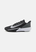 Nike Performance PRECISION 7 - Basketball shoes - black/white/iron grey/smoke grey