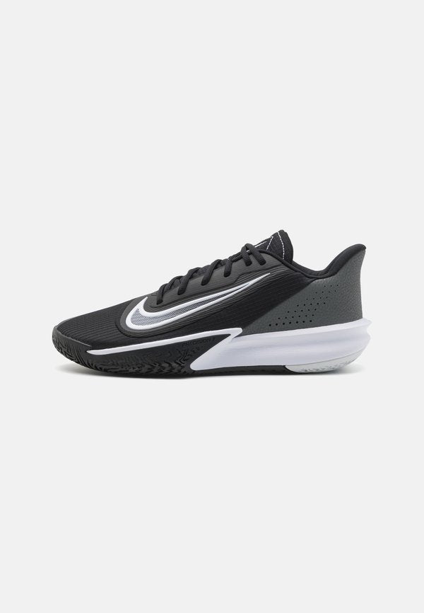 Nike Performance PRECISION 7 - Basketball shoes - black/white/iron grey/smoke grey